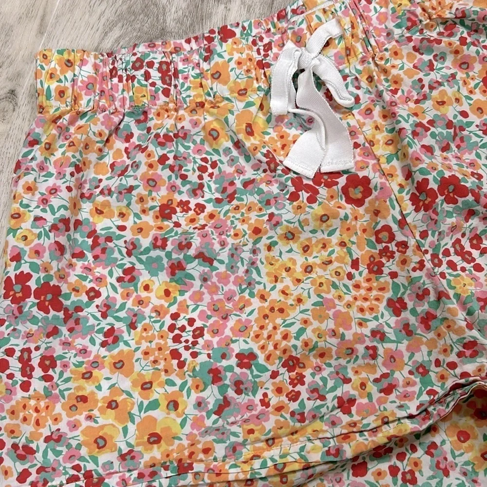 J.Crew‎ 100% Cotton Drawstring Cottagecore All Over Ditsy Floral Print Shorts XS